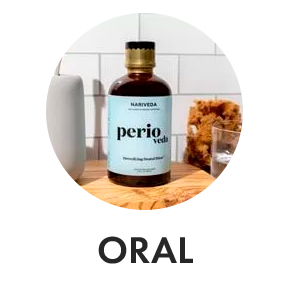 blue perio veda bottle for oral health